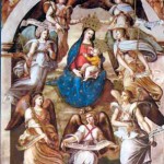 Our Lady of the Angels with the Seven Archangels, Fresco in the Basilica di Santa Maria degli Angeli, Rome